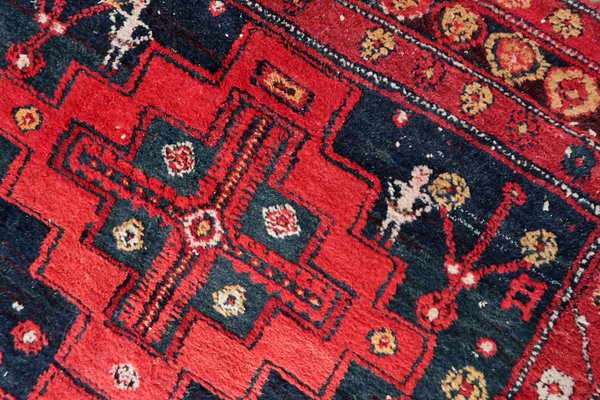 Middle Eastern Handmade Hamadan Rug, 1930s-JZV-1725679