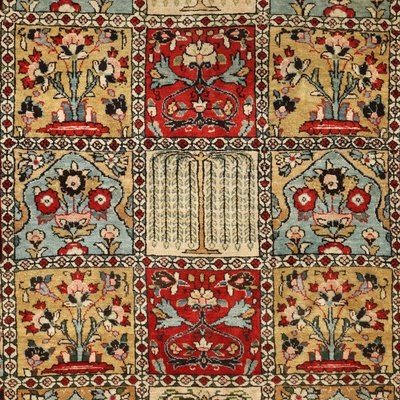 Middle Eastern Kum Rug in Wool-VMM-2026536