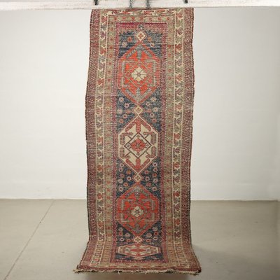 Middle Eastern Thin Knot Handmade Serabend Rug in Cotton & Wool-VMM-1724834