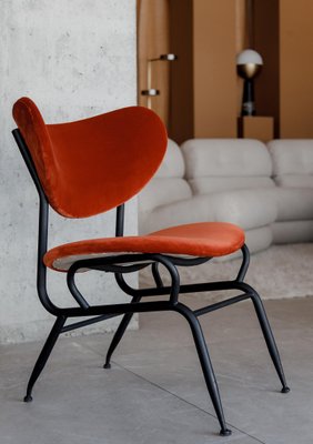 Midentury Chair in Orange-YWH-1820459