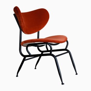 Midentury Chair in Orange-YWH-1820459