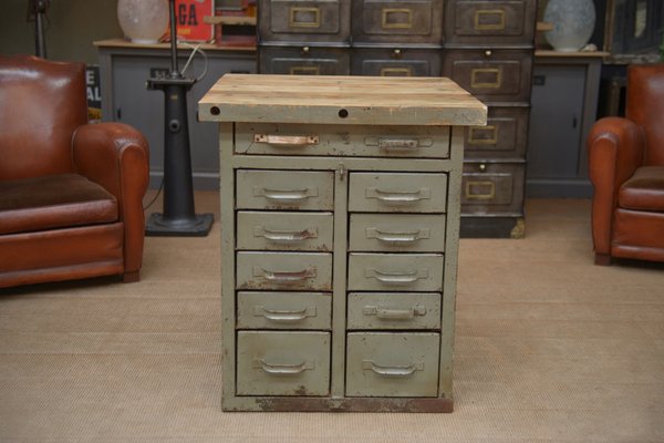 Military Metal Drawer Unit, 1950s-NEN-2043292