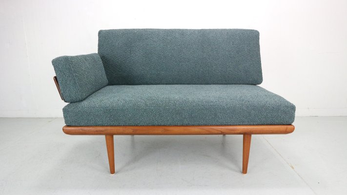 Minerva Sofa in Petrol Bouclé attributed to Peter Hvidt and Olga Molgaard Nielsen for France & Søn / France & Daverkosen, 1960s-DT-2026279