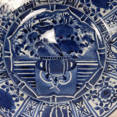 Ming Edo Arita Dish in Blue and White Porcelain, 1680s-GOE-1800627