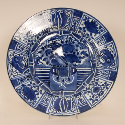 Ming Edo Arita Dish in Blue and White Porcelain, 1680s-GOE-1800627