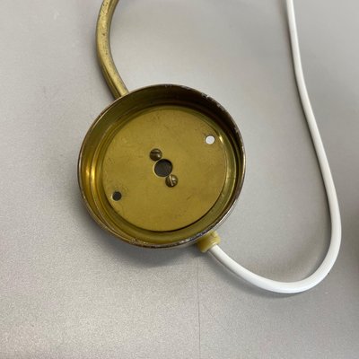 Minimalist Adjustable Brass Wall Hanging Light, Italy, 1960s-QZ-1407782