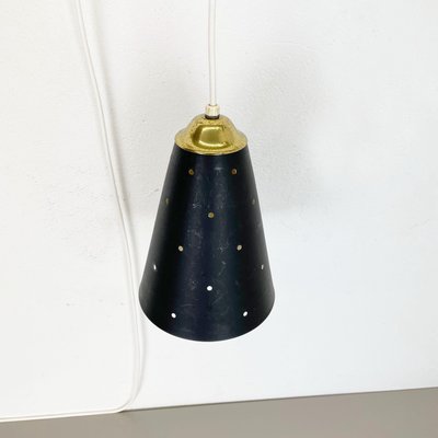 Minimalist Adjustable Brass Wall Hanging Light, Italy, 1960s-QZ-1407782