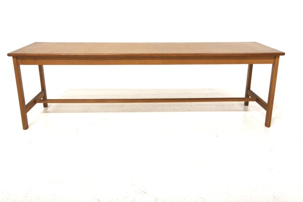 Minimalist Bench in Teak, Sweden, 1960s-GEK-1751653