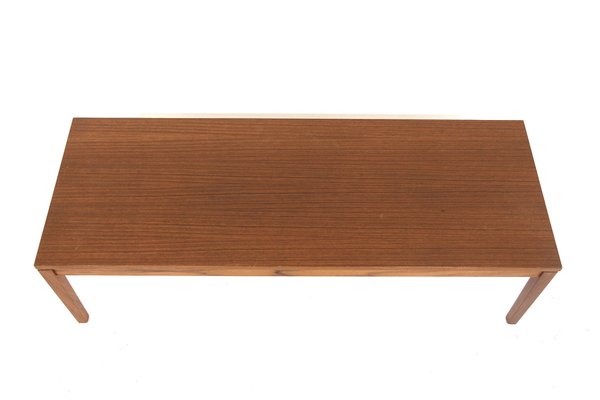 Minimalist Bench in Teak, Sweden, 1960s-GEK-1761822