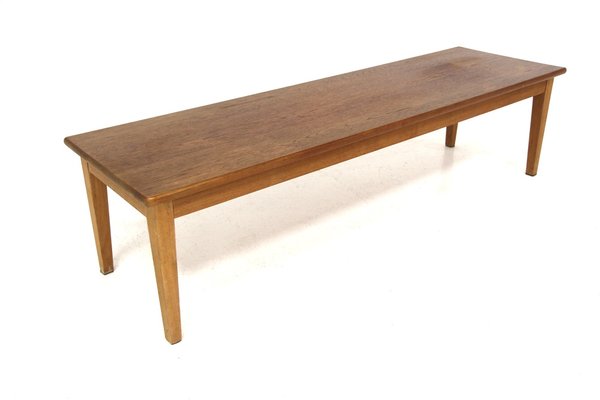 Minimalist Bench in Teak, Sweden, 1960s-GEK-1761820