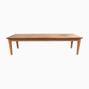 Minimalist Bench in Teak, Sweden, 1960s-GEK-1761820