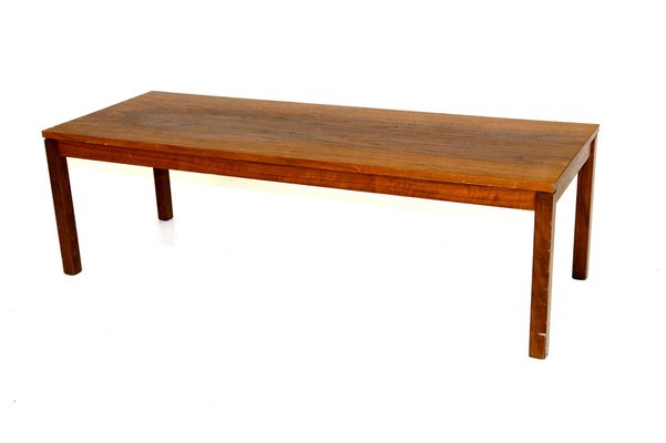 Minimalist Bench in Walnut, Sweden, 1960s-GEK-1020340