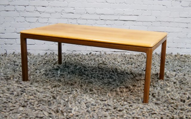 Minimalist Coffee Table in Teak, Denmark, 1960s-QFD-1063869