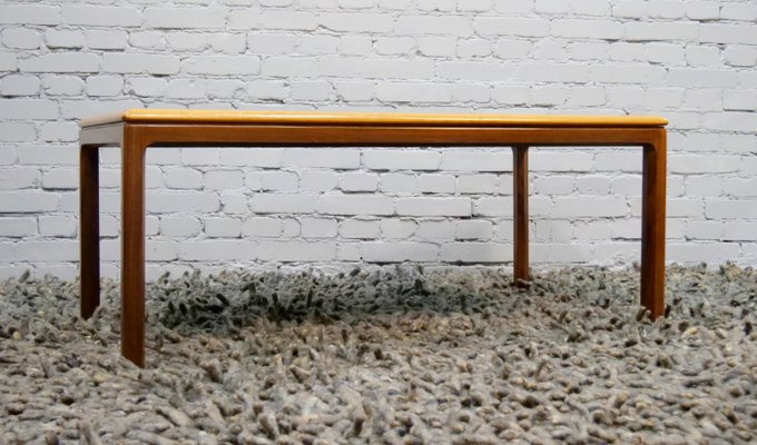 Minimalist Coffee Table in Teak, Denmark, 1960s-QFD-1063869