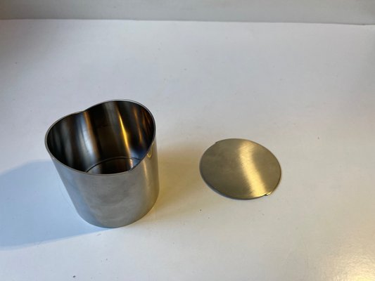 Minimalist Danish Stainless Steel Ashtray by Roelandt for Stelton, 1980s-LCR-1048847