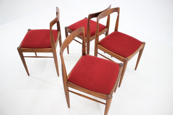 Minimalist Dining Chairs by Drevotvar, Czechoslovakia, 1970s, Set of 4-TZ-1231977