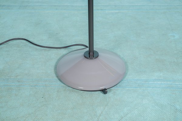 Minimalist Glass Floor Lamp from Arteluce, 1970s-HGA-1750308