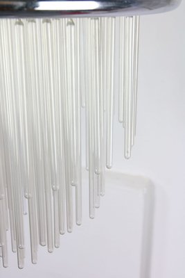 Minimalist Hand Blown Glass Chandelier, 1970s-HGJ-735966