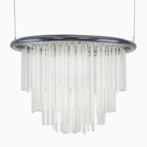 Minimalist Hand Blown Glass Chandelier, 1970s-HGJ-735966