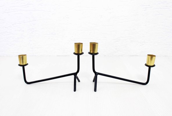 Minimalist Modern Candleholders, 1970s, Set of 2-BQF-1720400