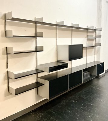 Minimalist Modular Model 606 Wall Unit by Dieter Rams for Vitsoe, 1960s-1970s, Set of 26-OHY-1819564