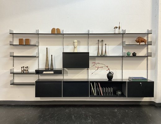 Minimalist Modular Model 606 Wall Unit by Dieter Rams for Vitsoe, 1960s-1970s, Set of 26-OHY-1819564