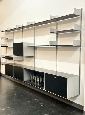 Minimalist Modular Model 606 Wall Unit by Dieter Rams for Vitsoe, 1960s-1970s, Set of 26-OHY-1819564