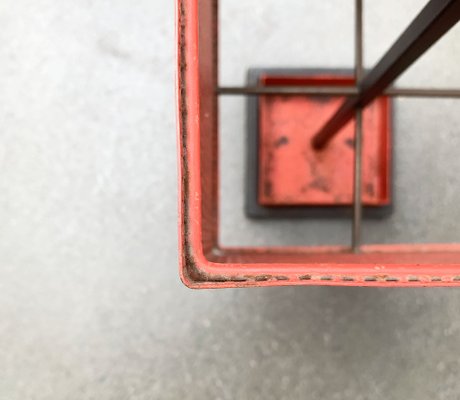 Minimalist Perforated Steel Umbrella Stand, 1960s-UAH-1313092