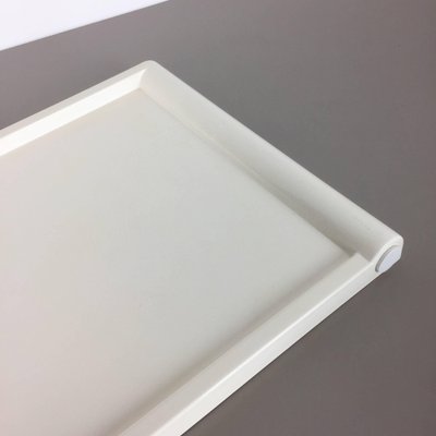 Minimalist Plastic White Bed Tray Element by Luigi Massoni for Guzzini, Italy, 1980s-QZ-1053129