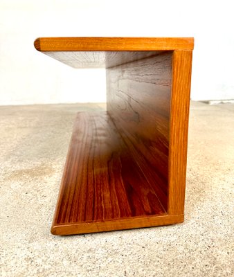 Minimalist Teakwood Wall Shelf, Germany, 1960s-JP-1765169