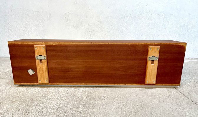 Minimalist Wall-Mounted Teak Shelf by Walter Wirz for Wilhelm Renz, 1960s-JP-1369487