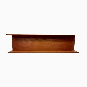 Minimalist Wall-Mounted Teak Shelf by Walter Wirz for Wilhelm Renz, 1960s-JP-1369487