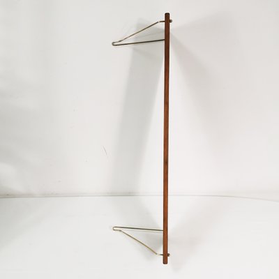 Minimalist Wall Shelf, Denmark, 1960s-ZTG-2018317