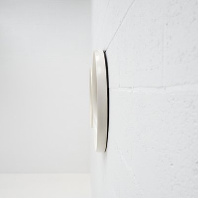 Minimalist White Round Mirror, 1970s-VT-1815807