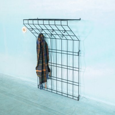 Minimalist Wired Metal Coat Rack, 1970s-HGA-1799315