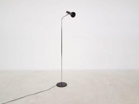 Minimalistic Brown Floor Lamp, 1960s-ZO-623858