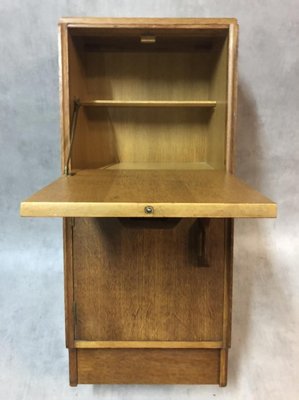 Minimalistic Oak Secretaire, 1950s-SDV-697625