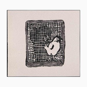 Mino Maccari, The Hen, Linocut, 1951-ZCI-1762158