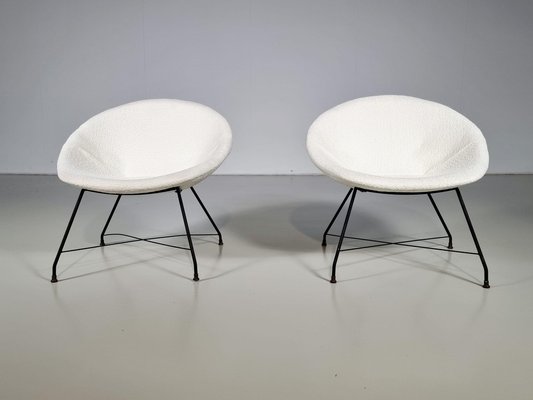 Minoletta Armchairs attributed to Augusto Bozzi for Saporiti, 1950s, Set of 2-UJI-1409868