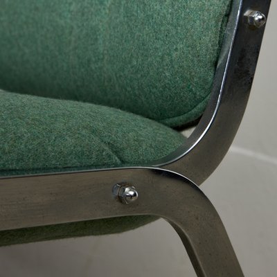 Mint Green Chrome Chair, 1970s-UVT-2026508