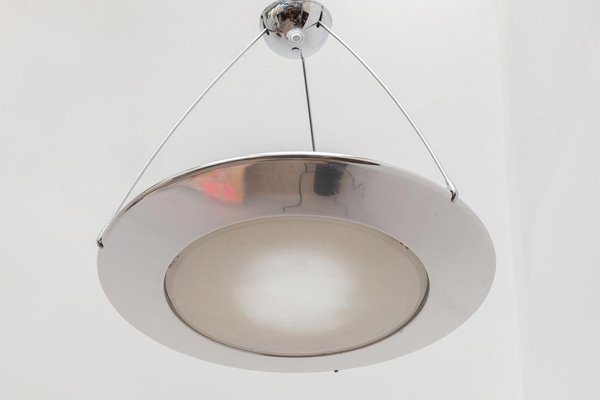 Mira C Chrome Disk Lamp by Ezio Didone-KL-829193