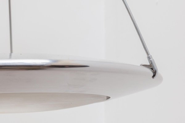 Mira C Chrome Disk Lamp by Ezio Didone-KL-829193