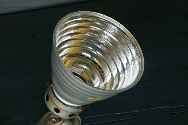 Mirror Glass Reflector Sconce from Zeiss-IKON, 1930s-DUM-887621