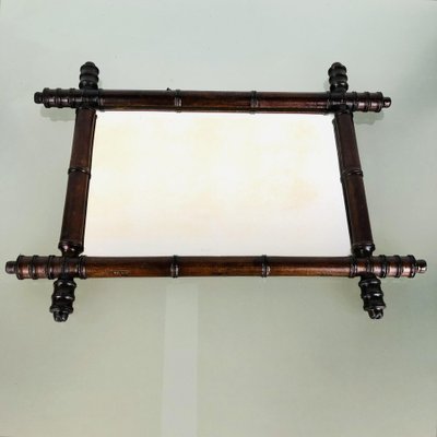 Mirror in Faux Bamboo Frame, 1890s-LCQ-1475683