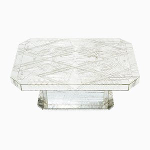 Mirror Mosaic Coffee Table by Daniel Clement, 1970s-YJA-1399031