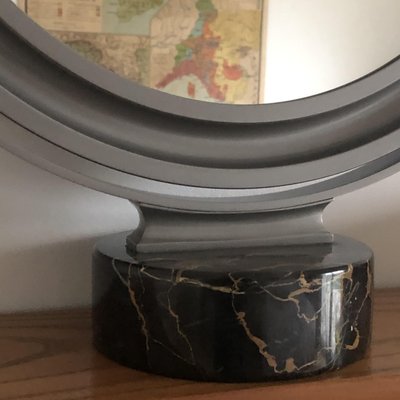 Mirror with Black Marble Base by Sergio Mazza for Artemide-MOH-912533