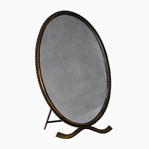 Mirror with Brass Frame, 1960s-RAF-835070