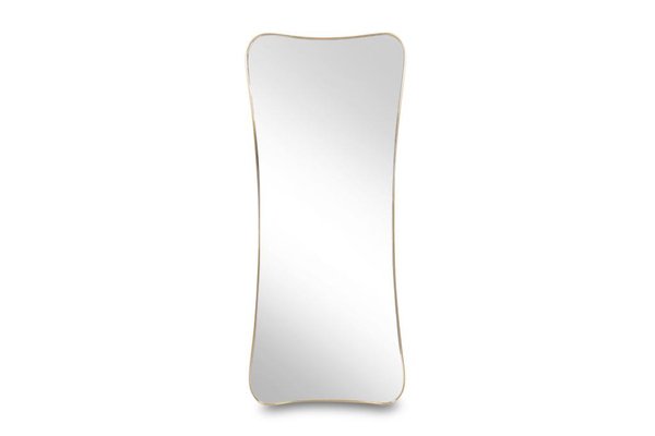 Mirror with Gilded Brass, 1960s-CEJ-1820352