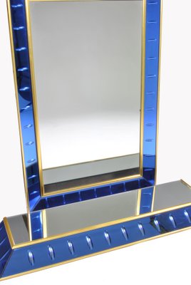 Mirror with Small Console from Cristal Art, Italy, 1950, Set of 2-WFB-1065162