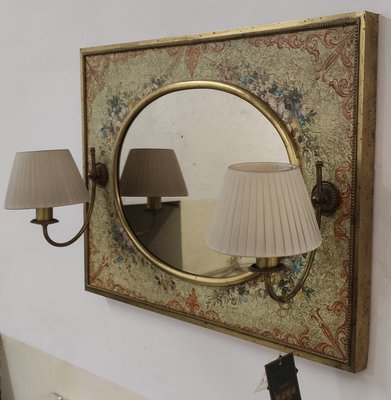 Mirror with Wall Lights attributed to Baga, 1996-HDX-2035638